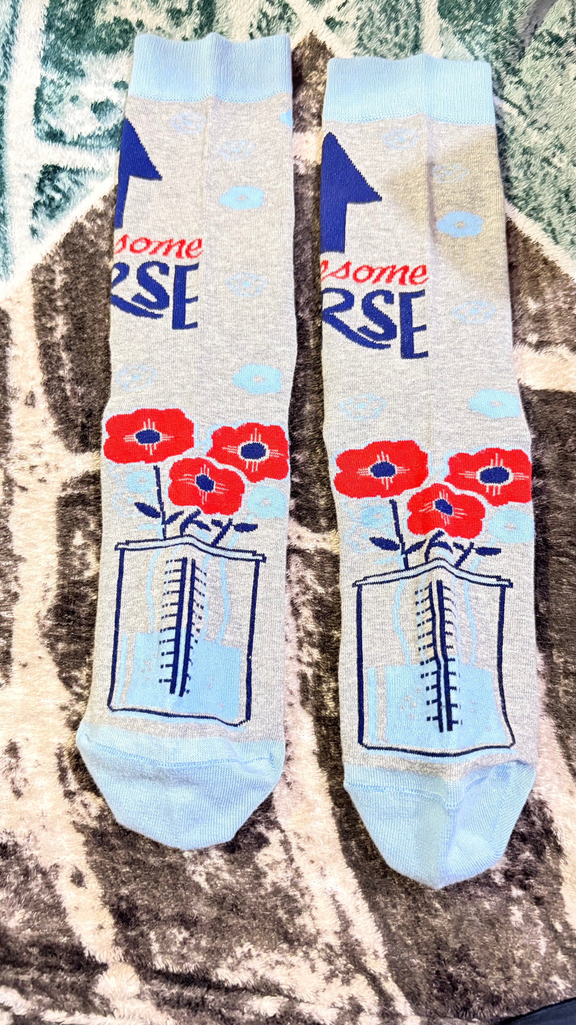 Elevate your style with the Awesome nurse socks