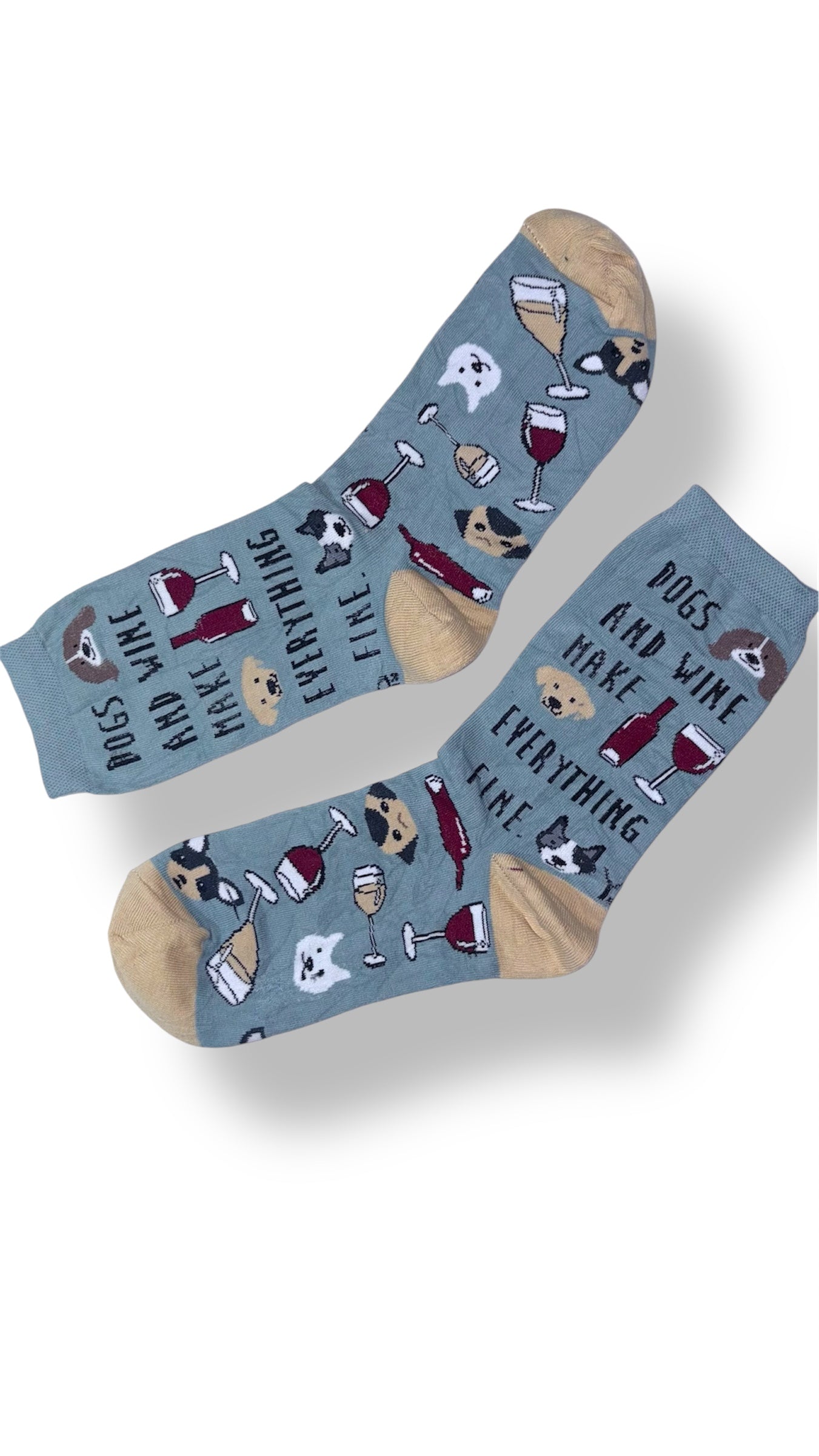 Dogs and wine makes everything fine