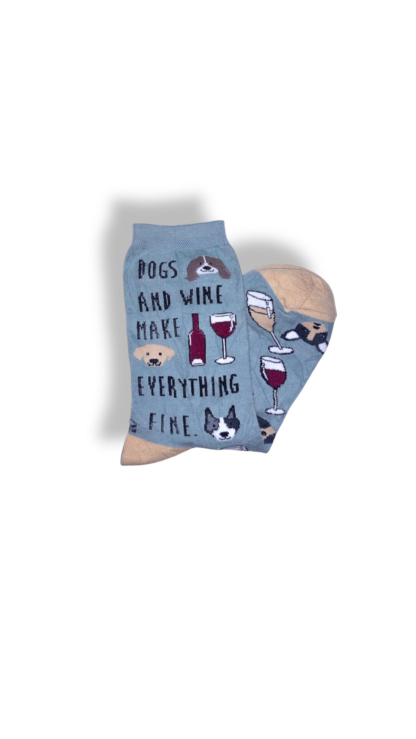 Dogs and wine makes everything fine